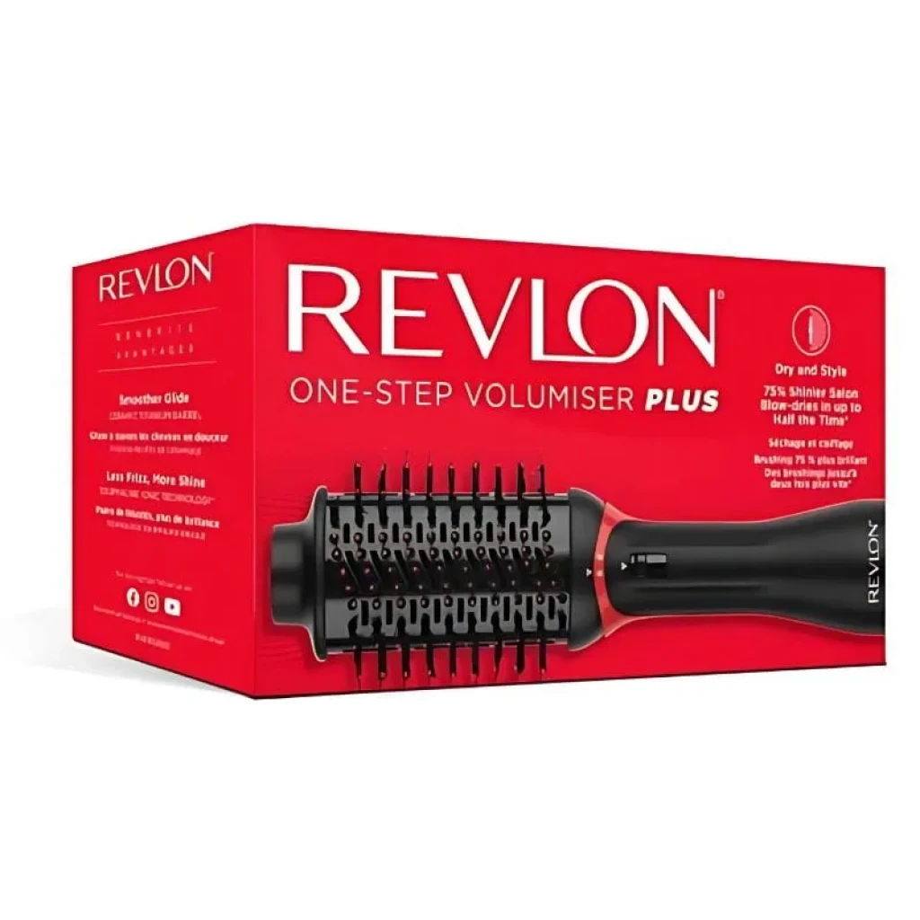 Caja del Cepillo secador de pelo Revlon One-Step RVDR5298E Negro