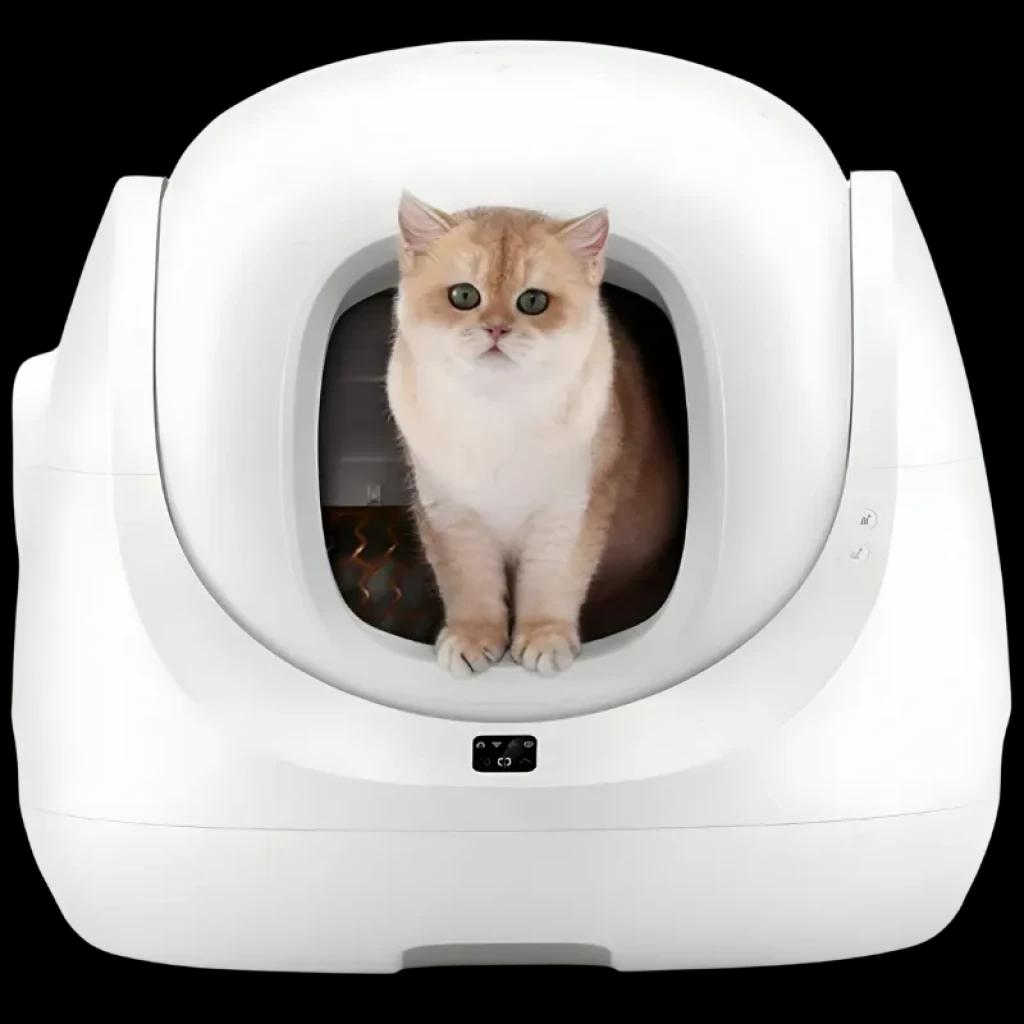 CATLINK Baymax Lite Blanc - Bac à litière autonettoyant