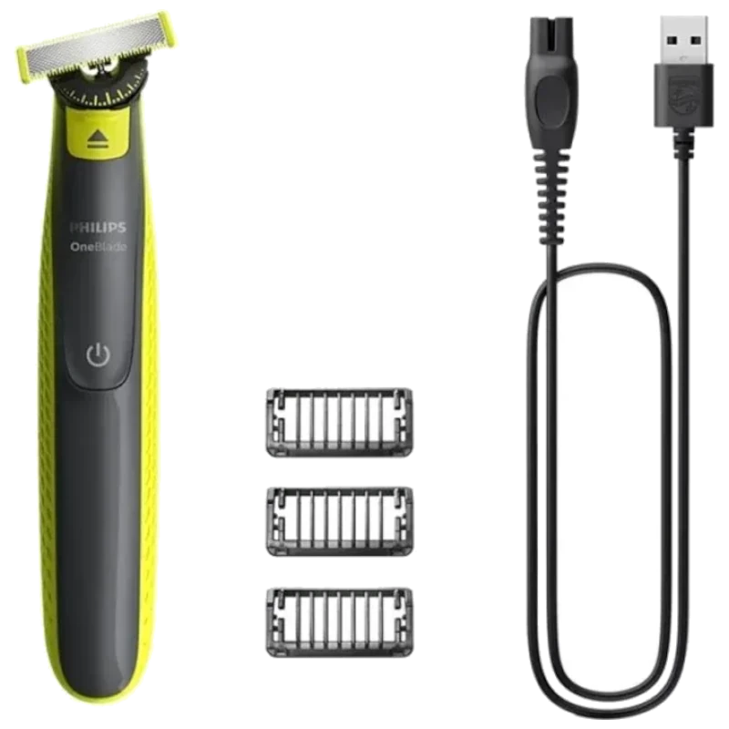 Máquina de barbear e de aparar a barba Philips Oneblade QP2724/10