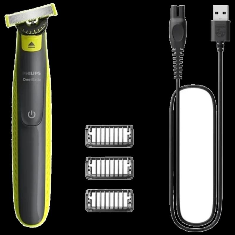 Máquina de barbear e de aparar a barba Philips Oneblade QP2724/10