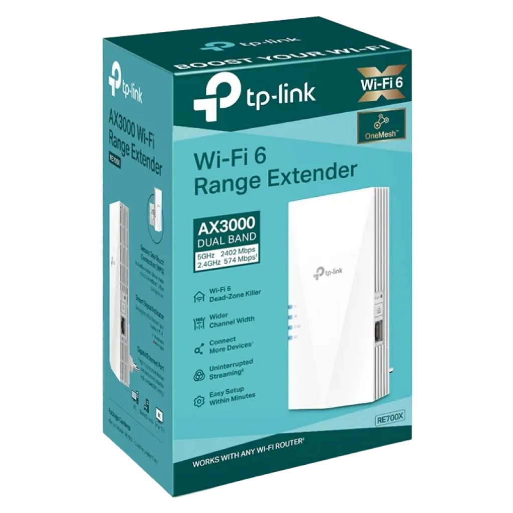 Embalaje del TP-Link RE700X