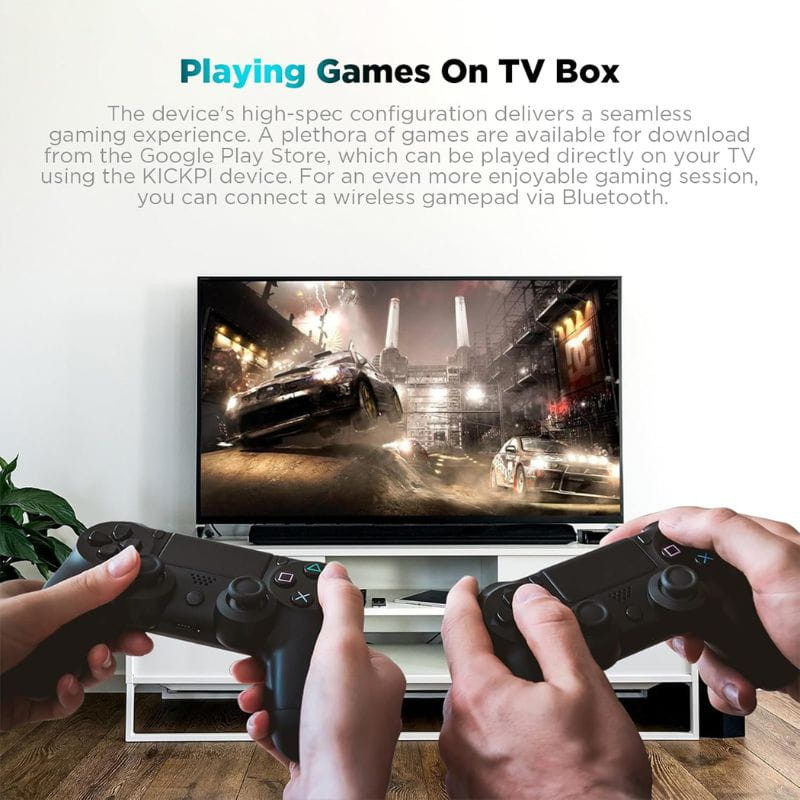 Tanix Kickpi KP1 S905Y4 2GB/32GB Certificado Google Netflix Android 11 Blanco - Android TV para juegos