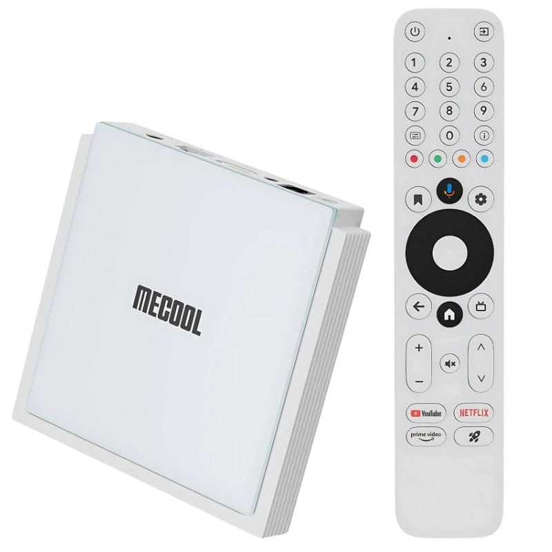Mecool KM2 Plus Deluxe 4GB/32GB Certificado Netflix Android 11 Blanco - Android TV