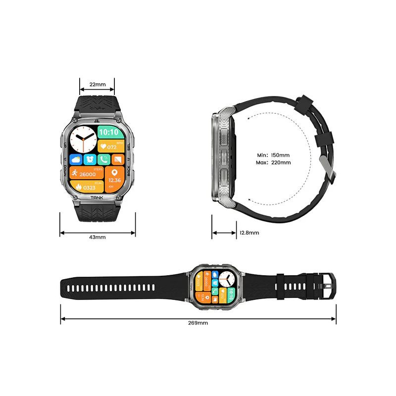 Dimensiones de Kospet Tank M3