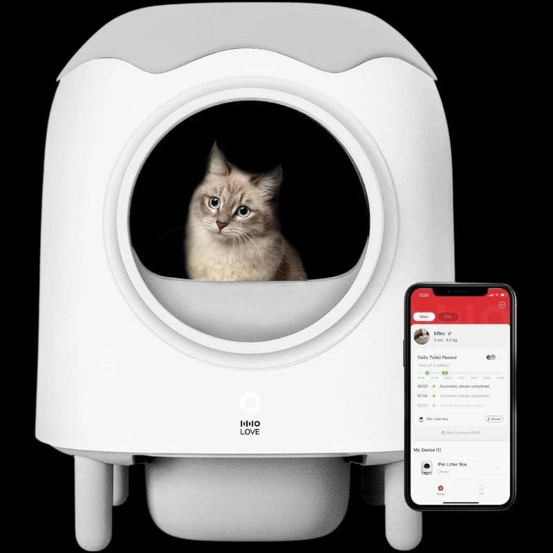 HHOLove iPet - Arenero inteligente autolimpiable para gatos