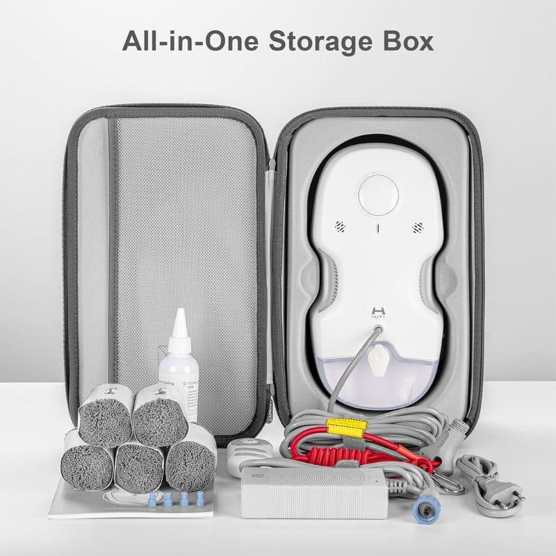 HUTT C65 Blanco - Robot Limpiacristales, contenido de la caja