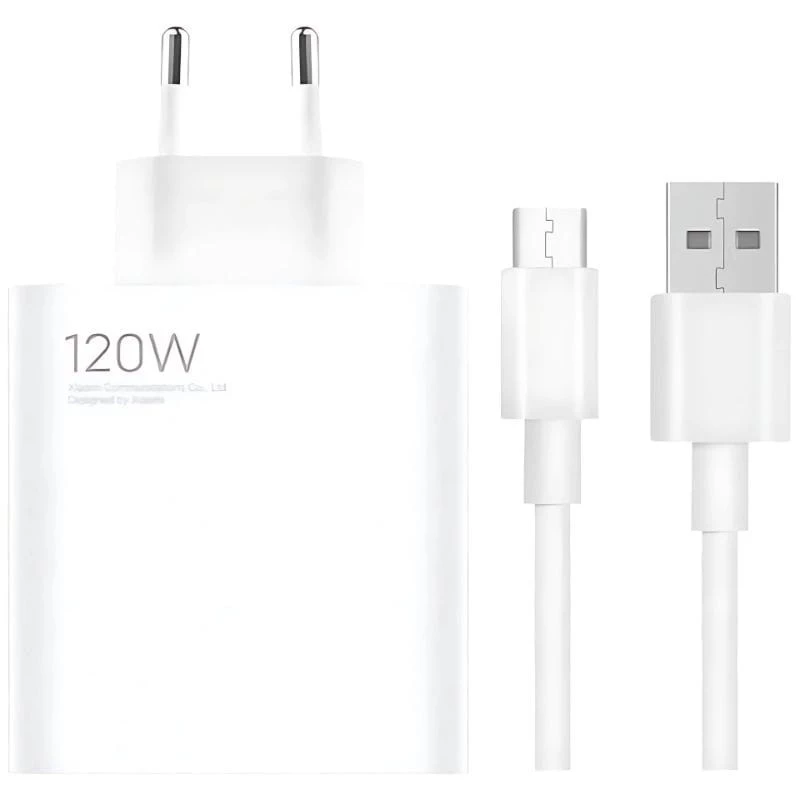 Xiaomi 120W HyperCharge Combo USB Tipo-A Blanco - Cargador de smartphone