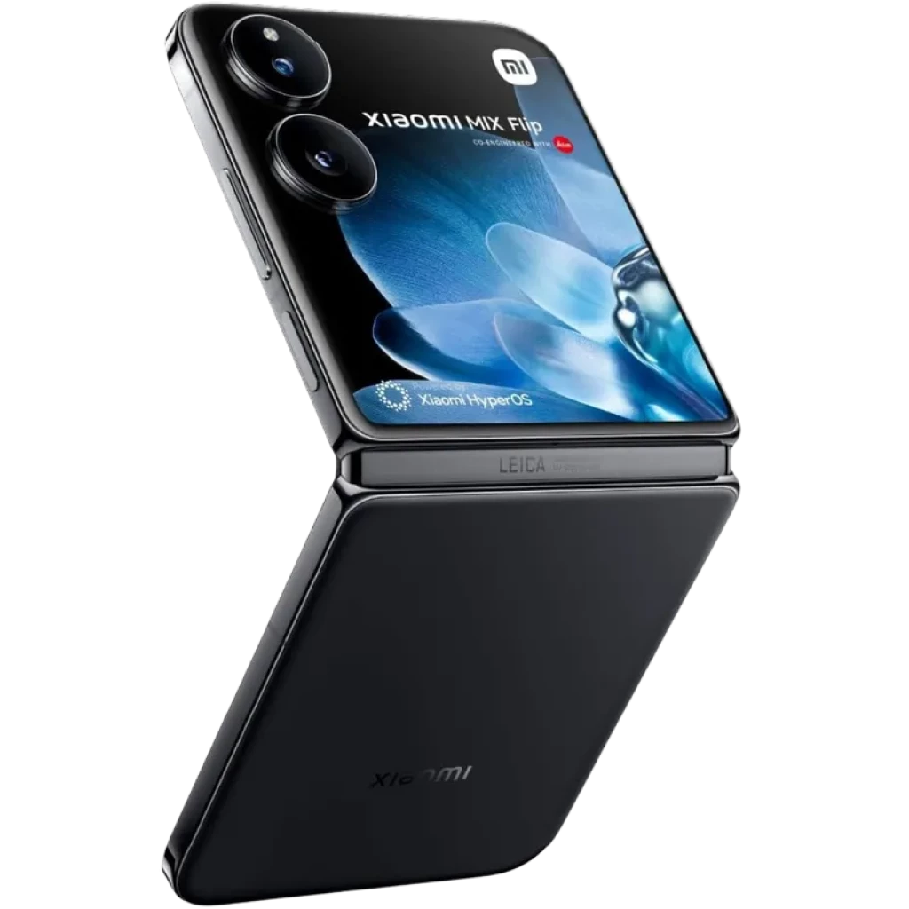 Xiaomi Mix Flip 5G 12Go/512Go Noir avec écran pliable, double module photo Leica proéminent, finition noire mate élégante et charnière robuste