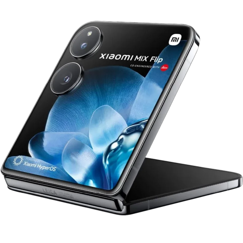 Xiaomi Mix Flip 5G 12Go/512Go Noir, smartphone pliable élégant, double caméra circulaire Leica, écran externe lumineux, bords métalliques polis