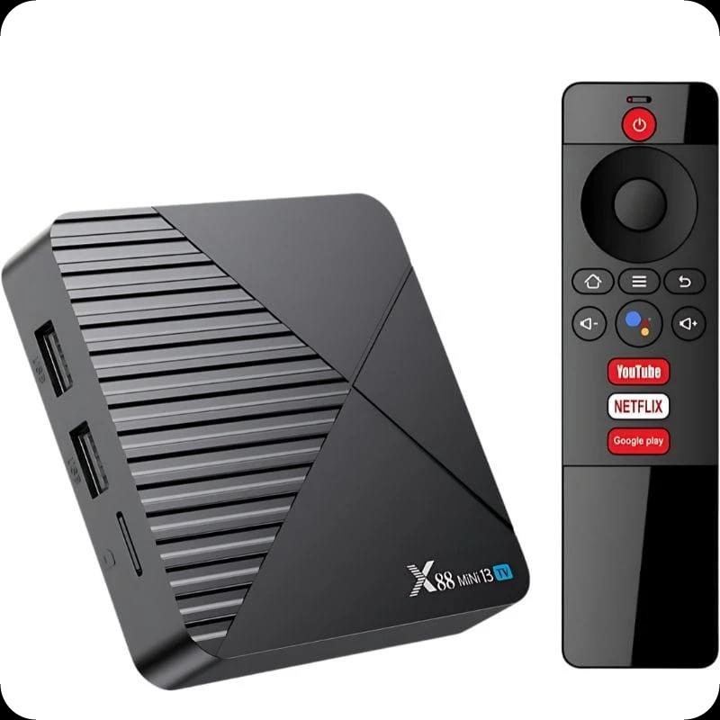 X88 Mini 13 TV RK3528 4GB/64GB Android 13 Negro - Android TV