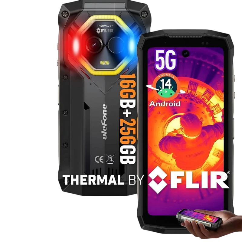 Ulefone Armor Mini 20T Pro 5G 8GB/256GB Preto - Telemóvel