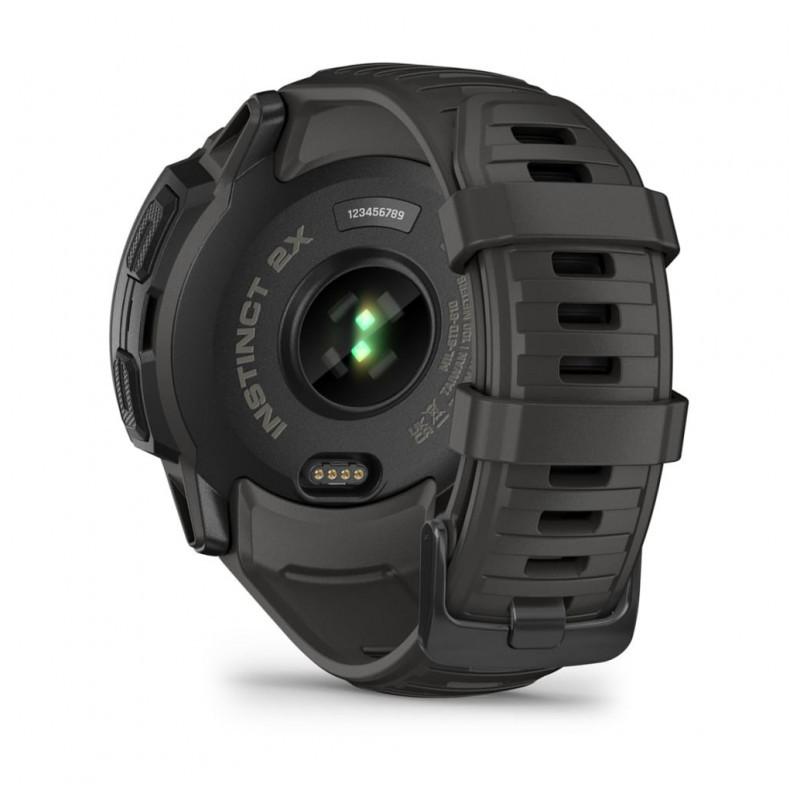 Garmin Instinct 2X Solar 50mm Preto - vista traseira
