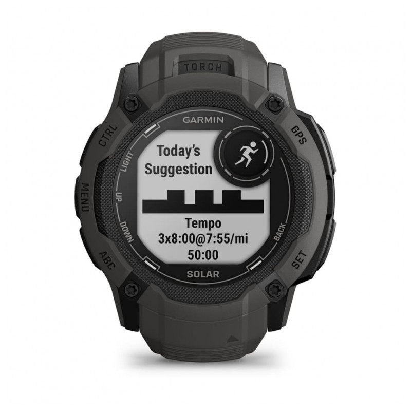 Garmin Instinct 2X Solar 50mm Preto - modo de corrida