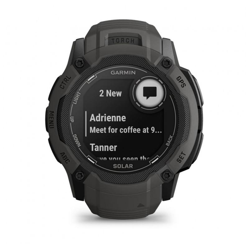 Garmin Instinct 2X Solar 50mm Preto - mensagens e notificações