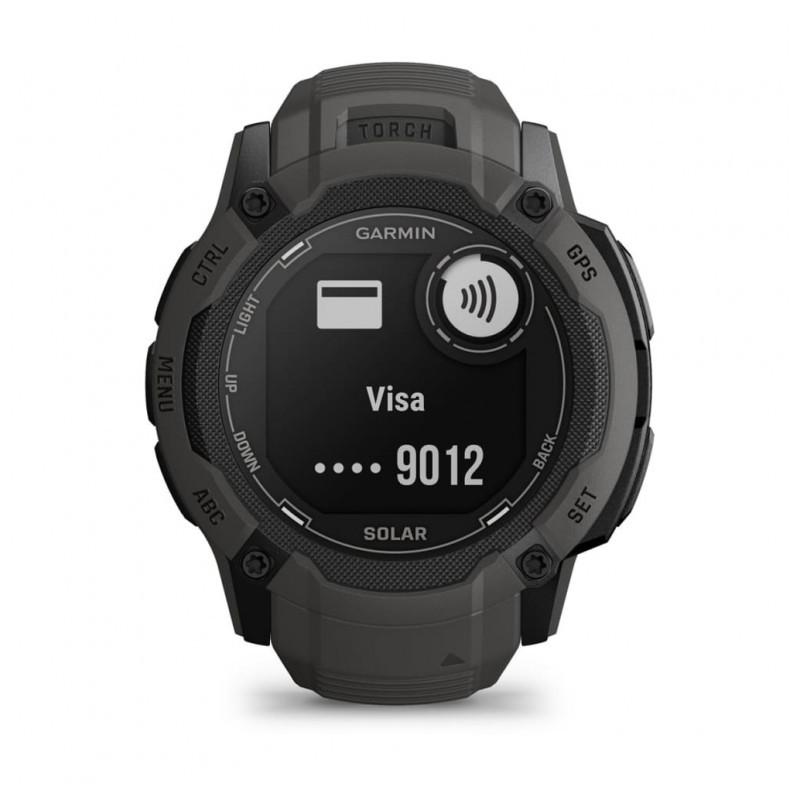Garmin Instinct 2X Solar 50mm Preto - pagamentos contactless