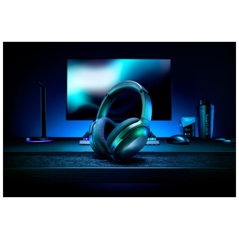 Razer Barracuda Bluetooth Negro - Auriculares Inalámbricos y alámbricos imagen con pantalla gaming