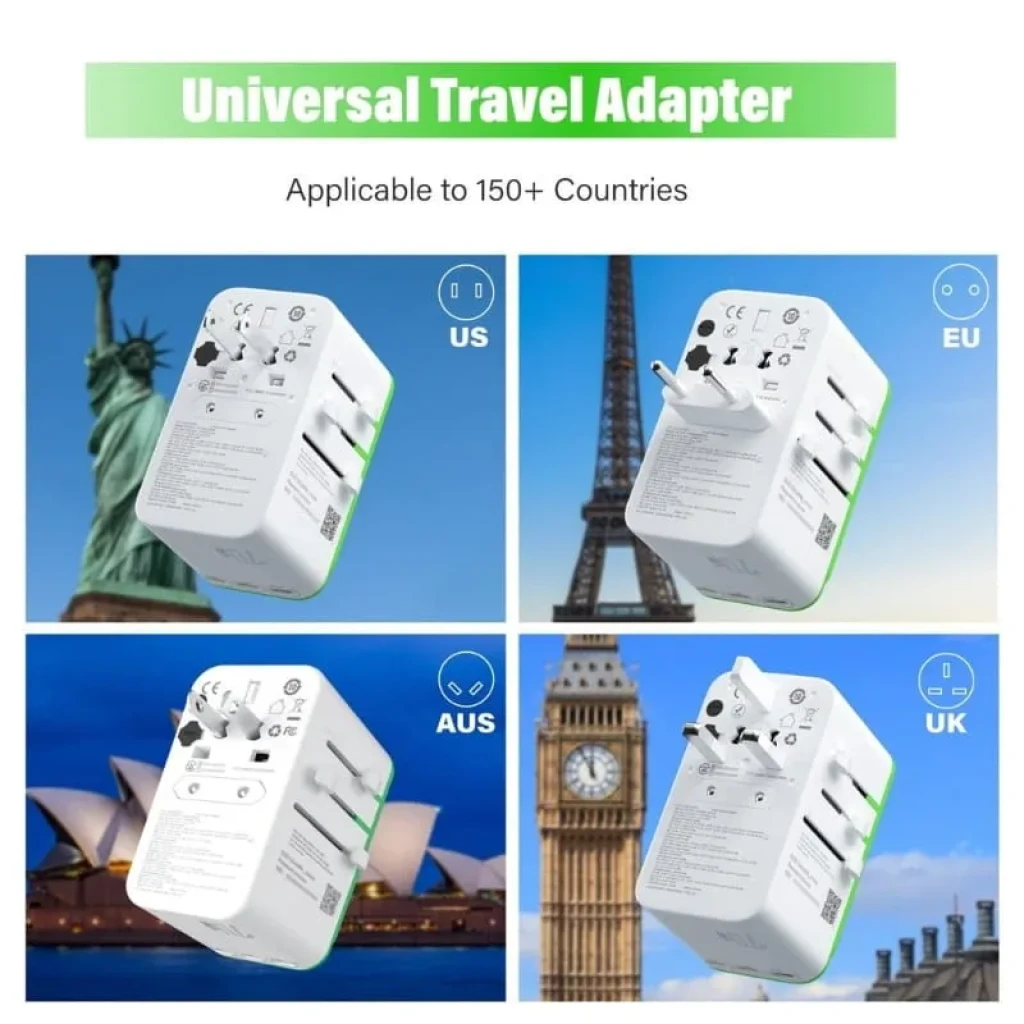 Adaptador de Viaje GlocalMe Roamplug 4G WiFi 4 en 1 - compatibilidad
