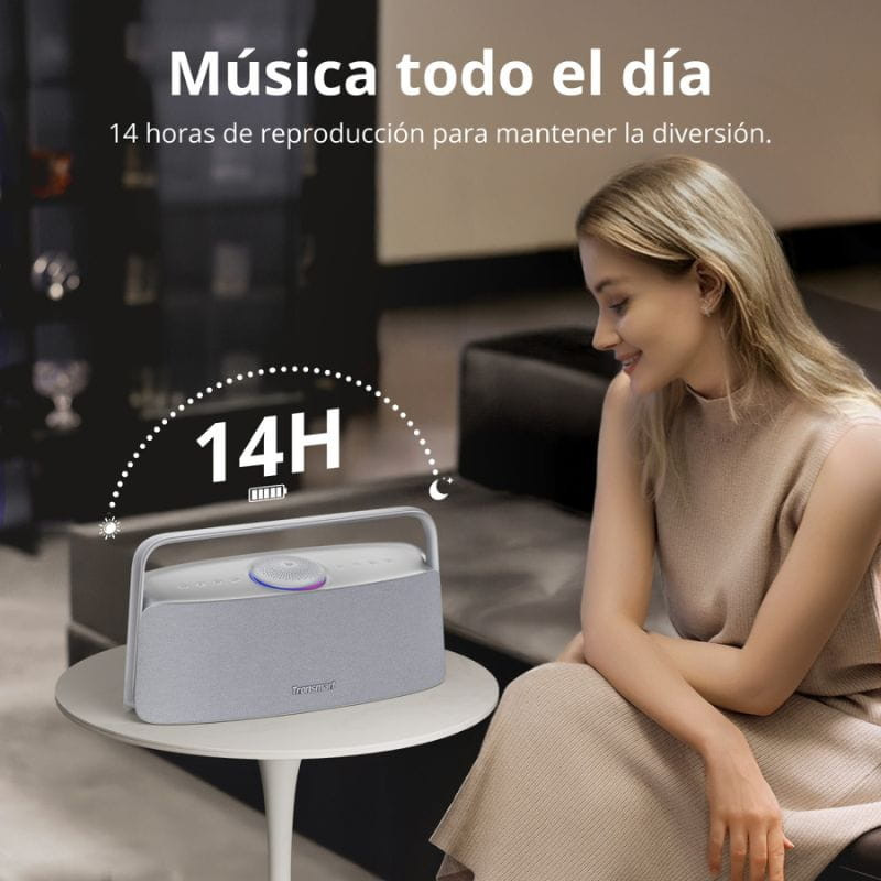 Tronsmart Fiitune X30 - Altavoz Bluetooth, con hasta 14h de autonomía