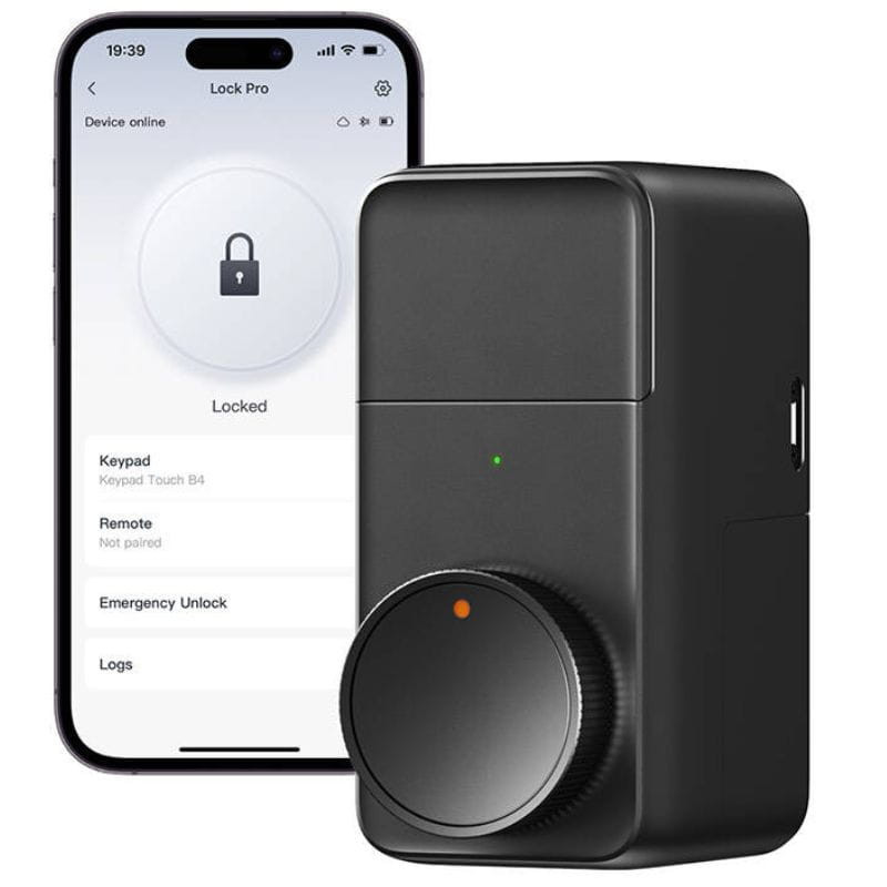 SwitchBot Lock Pro - Fechadura inteligente, imagem com APP