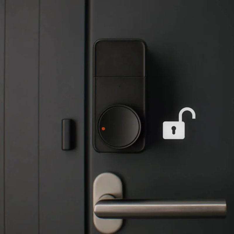 SwitchBot Lock Pro - Fechadura inteligente, imagem com a porta fechada