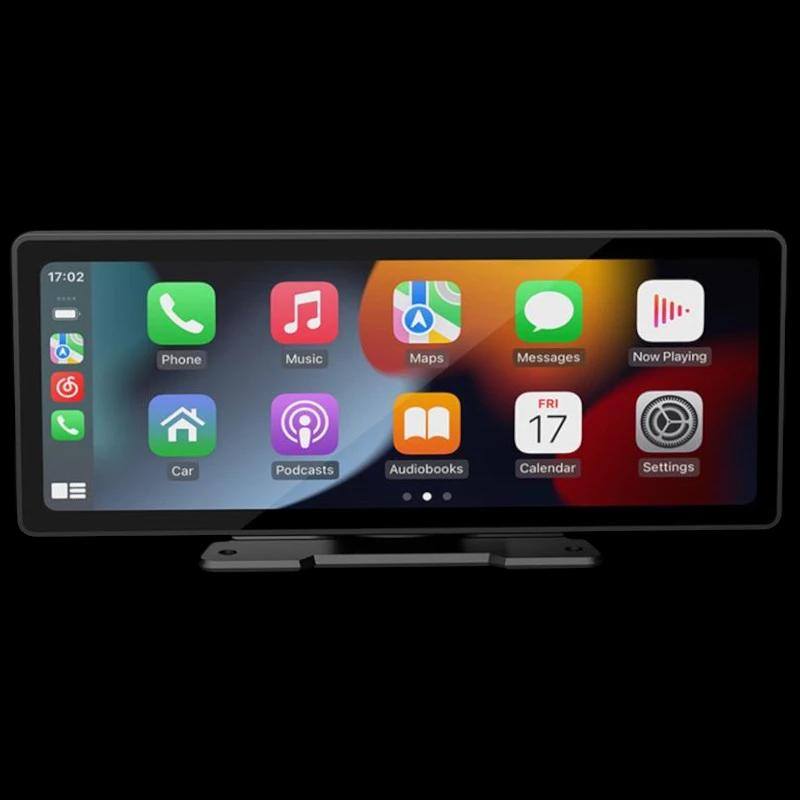 Ecrã tátil universal SWM B5303 9,3 polegadas Carplay e Android Auto sem fios Preto - Leitor multimédia para automóvel