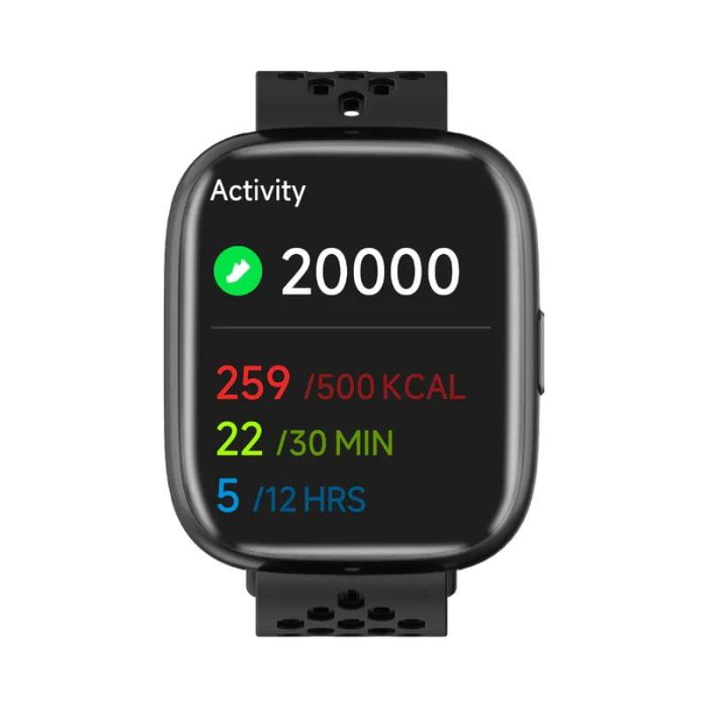 Momax SW1S negro - Reloj inteligente imagen frontal