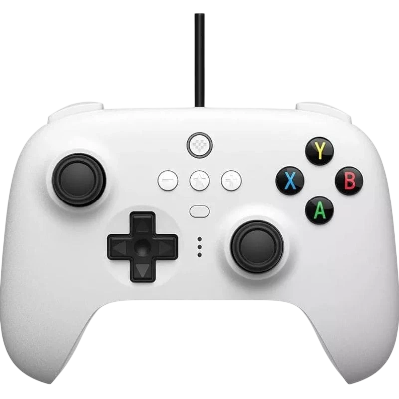Commande de jeu 8BitDo Ultimate Wired Blanc - Manette compatible Xbox et PC