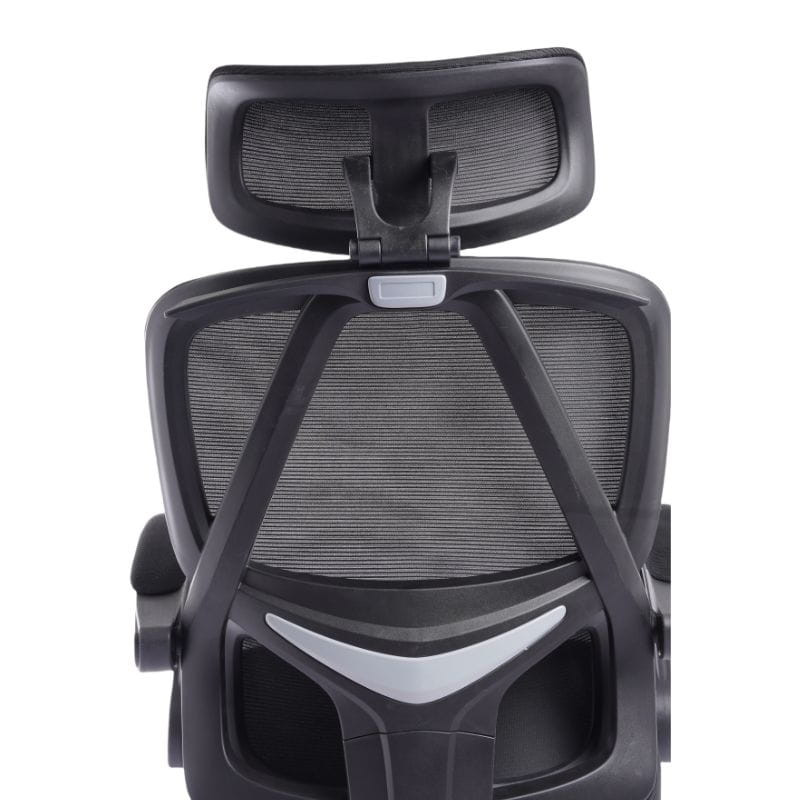 Powerbasic Lisboa Negro detalle trasero del reposacabezas