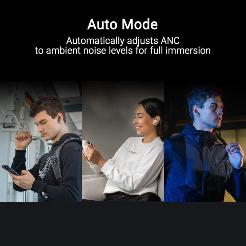ASUS ROG Cetra True Wireless Speednova Preto Modo automático ANC