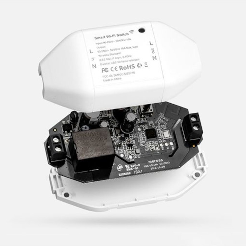 Interior de Meross MSS710-UN WiFi Blanco - Switch Inteligente
