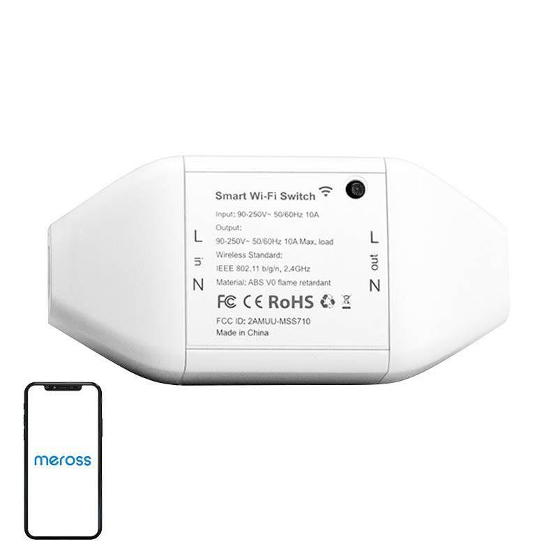 Frente de Meross MSS710HK HomeKit WiFi Branco - Interruptor inteligente