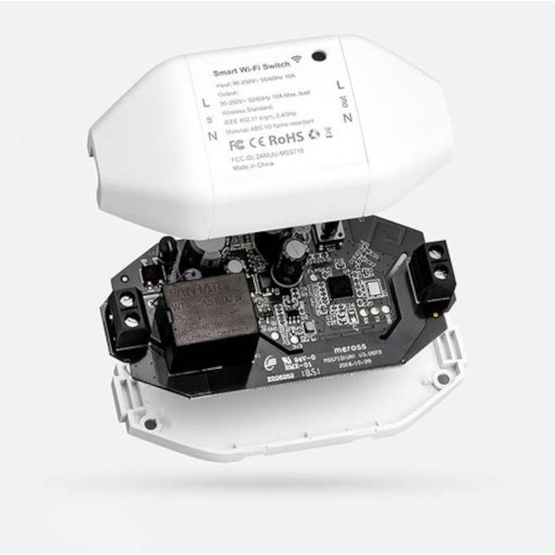Interior de Meross MSS710HK HomeKit WiFi Branco - Interruptor inteligente