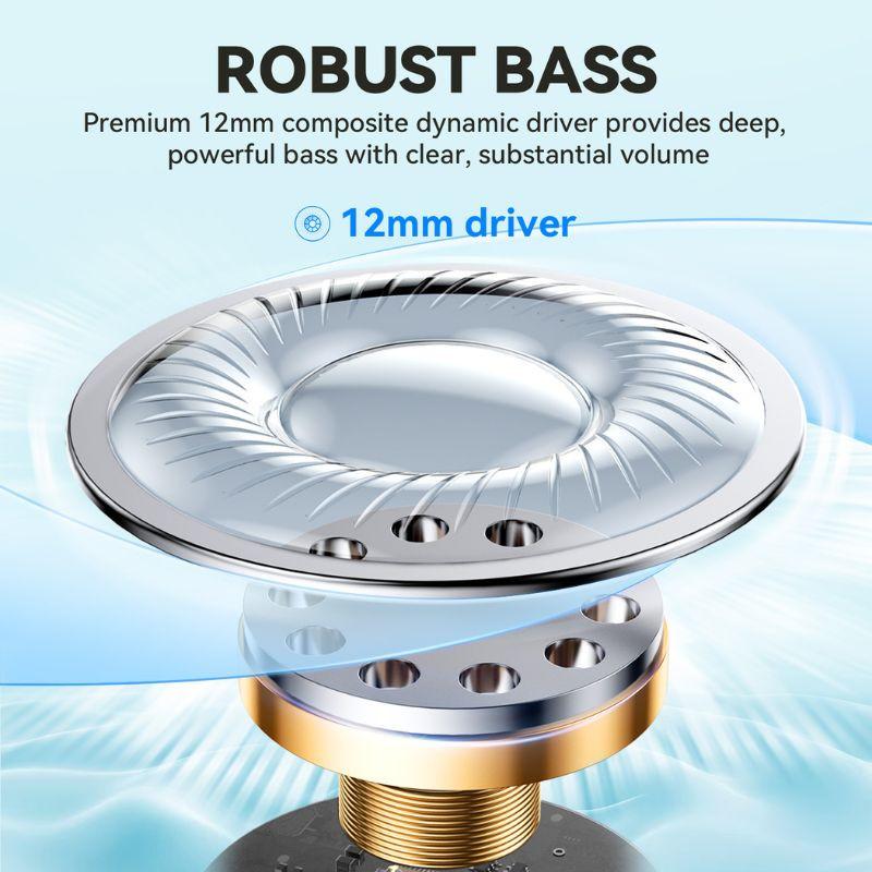 EarFun Air Life TWS Violet - Écouteurs Bluetooth, haut-parleur 12 mm