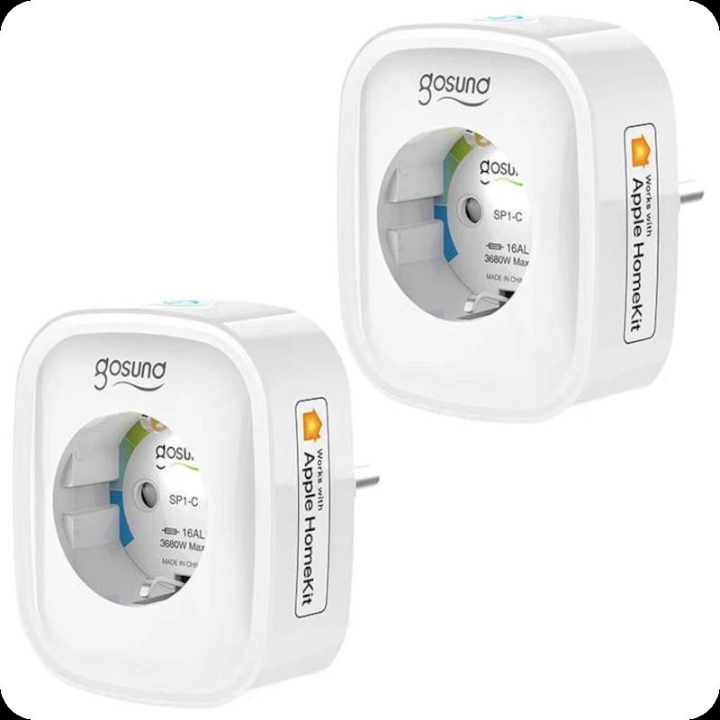 Gosund SP1-H HomeKit 16A Pack of 2 Branco - Tomada Inteligente