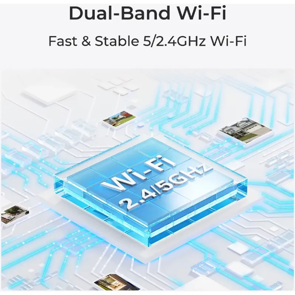 Módulo Wi‑Fi dual 5/2.4 GHz para Reolink Argus B330‑B, conexión rápida y estable, ideal para visión nocturna a color en exteriores