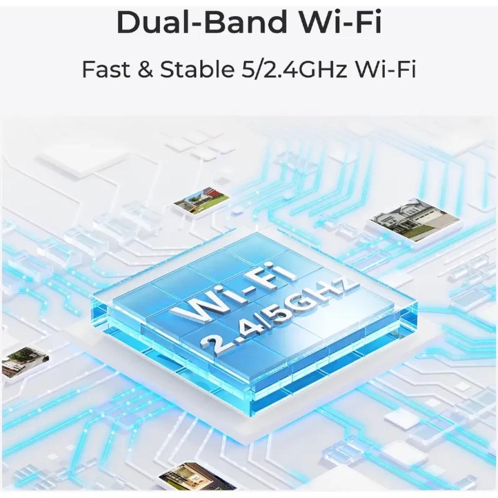 Módulo Wi‑Fi dual 5/2.4 GHz para Reolink Argus B330‑B, conexión rápida y estable, ideal para visión nocturna a color en exteriores