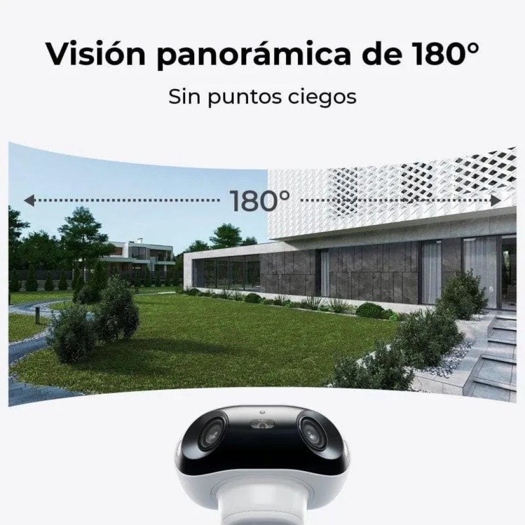 Reolink Argus Series B740X blanca con visión panorámica 180°