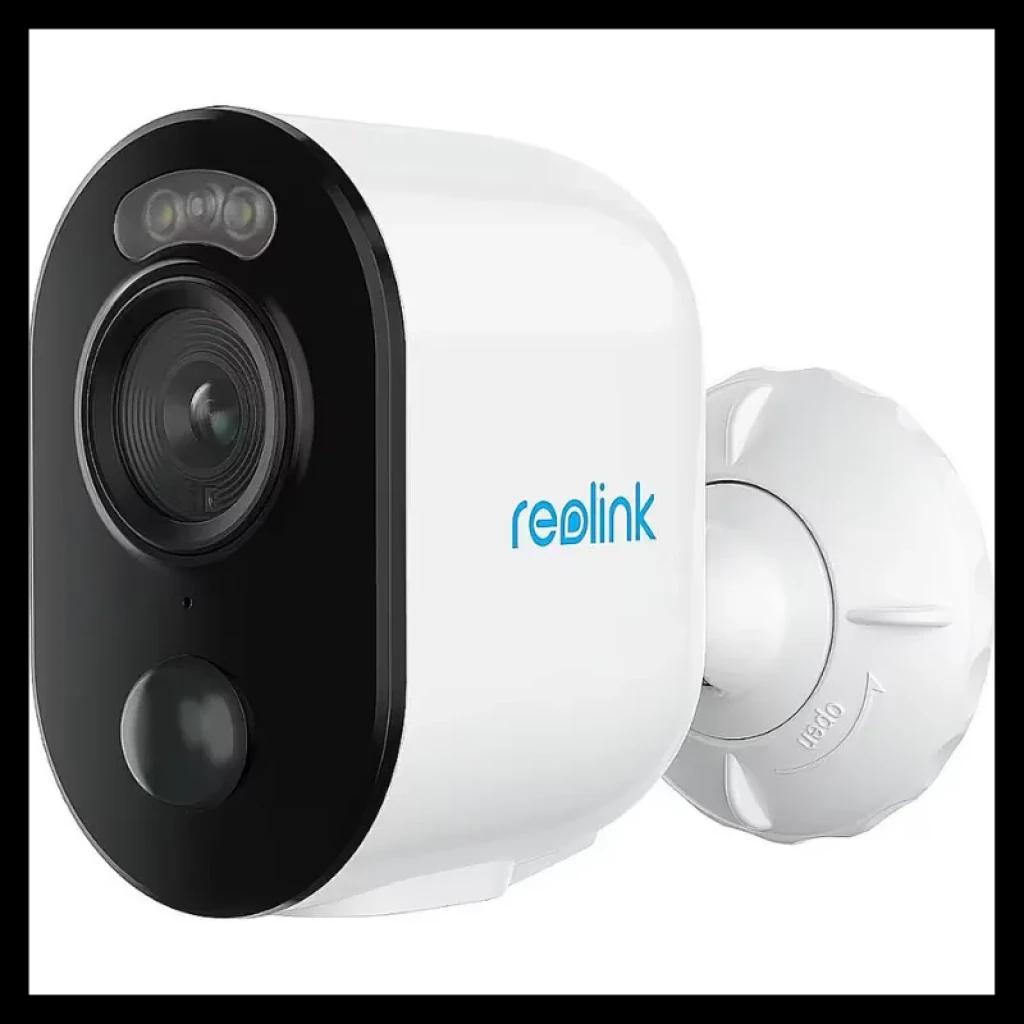 Cámara Reolink Argus Series B310 3MP con visión nocturna a color, lente gran angular, sensor PIR y montaje ajustable IP65 para exteriores