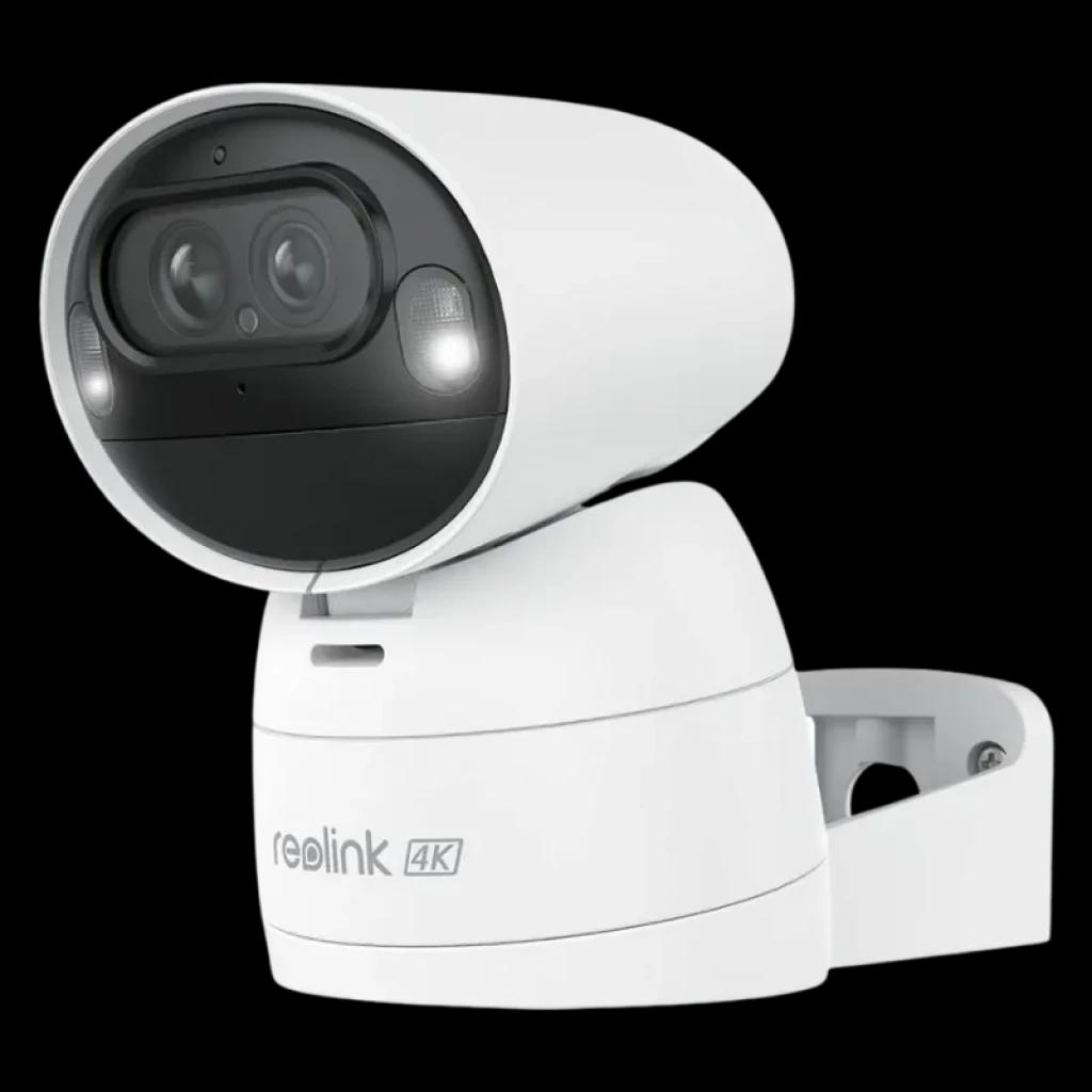 Reolink Argus Series B730 con doble lente, dos focos LED, diseño blanco orientable y base de montaje