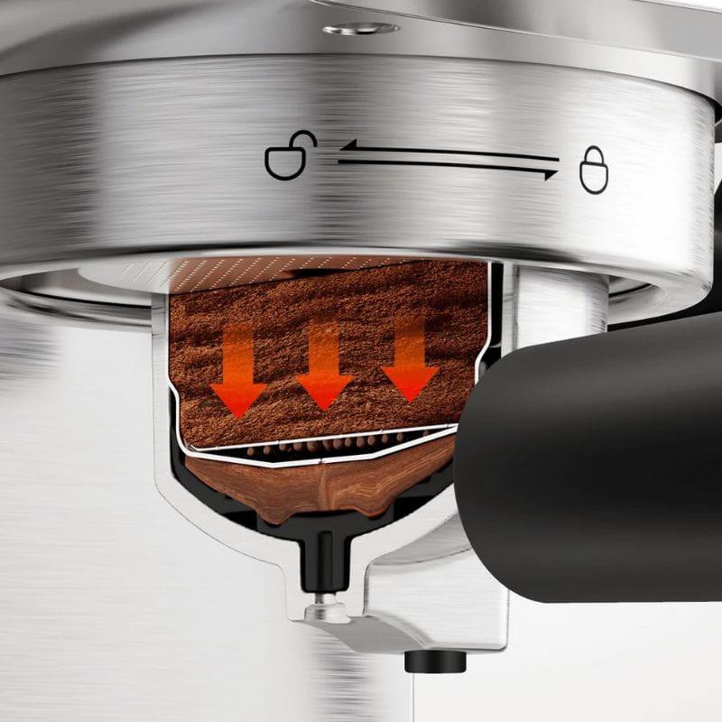 Xiaomi Semi-automatic Espresso Machine - Cafetera Semiautomática 20 Bares imagen del interior del cacillo de café