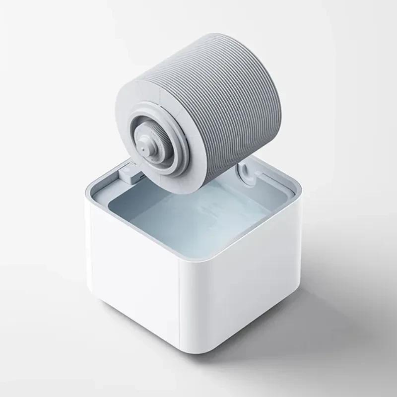 Smartmi Evaporative Humidifier 3 Lite - Humidificateur avec réservoir ouvert blanc et cartouche d’évaporation cylindrique amovible, design minimaliste