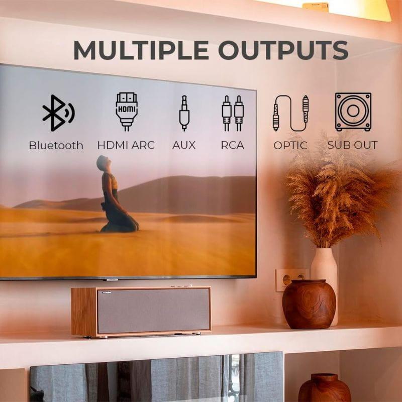 VULKKANO T40 ARC Altavoz de Sobremesa múltiples conexiones