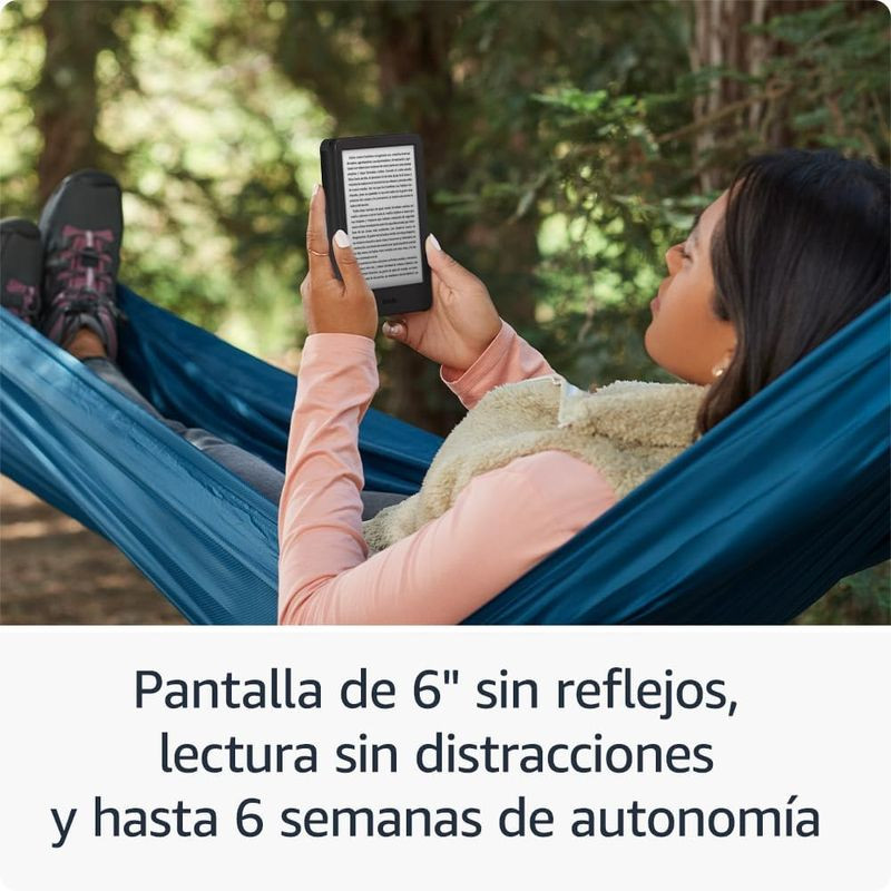 Ecrã de Amazon Kindle (2024), 6 HD Preto - e-Reader