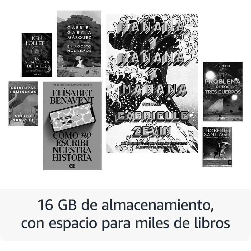 Armazenamento de Amazon Kindle (2024), 6 HD Preto - e-Reader