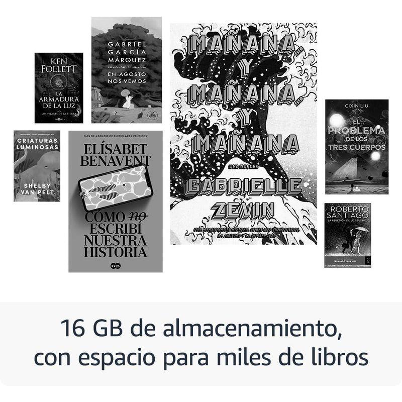 Almacenamiento de Amazon Kindle (2024), 6 HD Verde Matcha - e-Reader