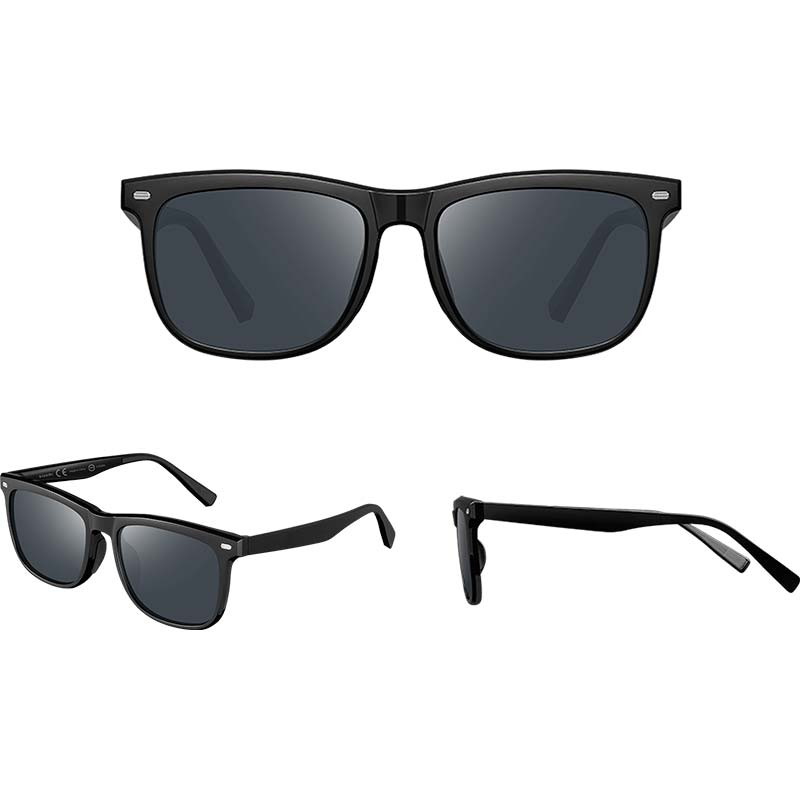 Xiaomi Square Sunglasses - vue de face et de côté