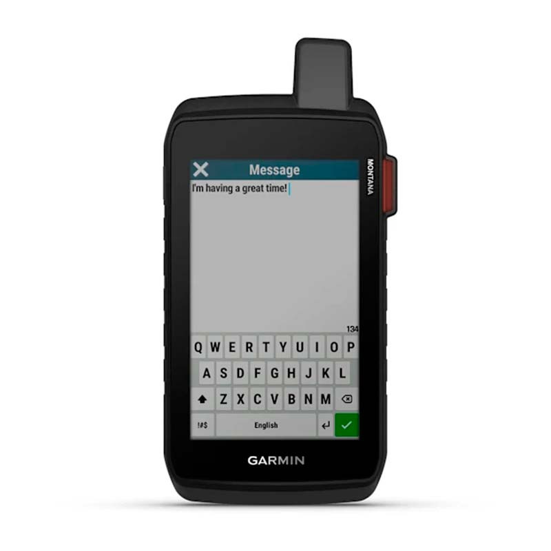 Garmin Montana 710i - mensajes con tecnología inReach