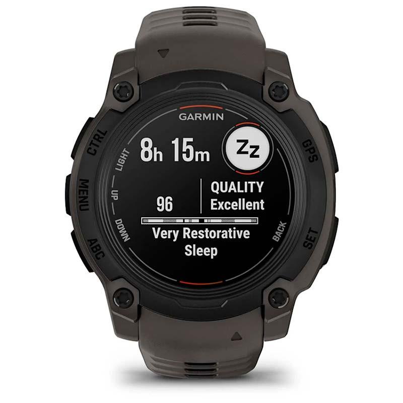 Garmin Instinct E 40mm Negro con Correa Carbón - monitorización del sueño