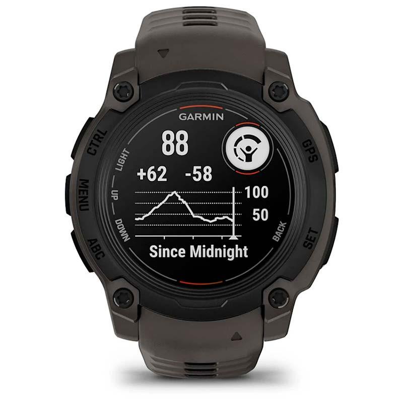 Garmin Instinct E 40mm Negro con Correa Carbón - frecuencia cardíaca