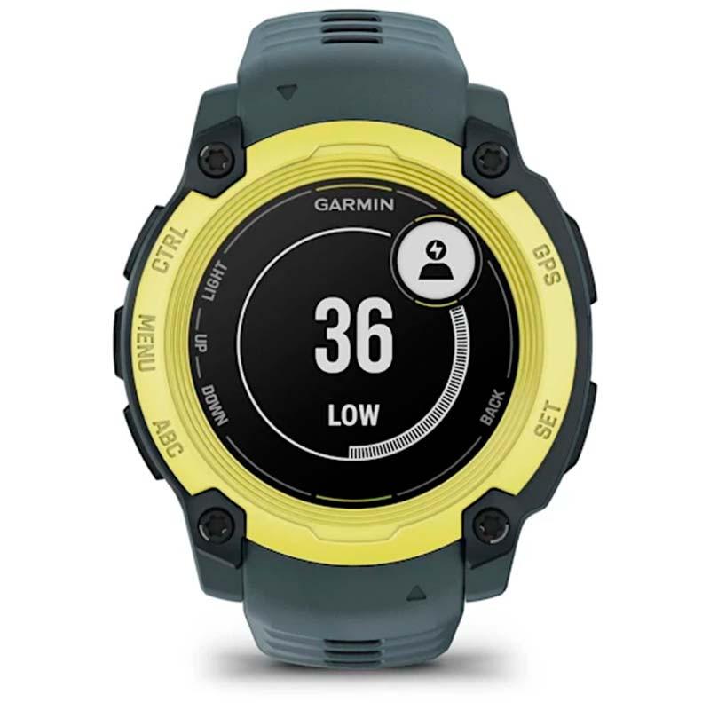 Garmin Instinct E 40mm Amarillo con Correa Gris - energía